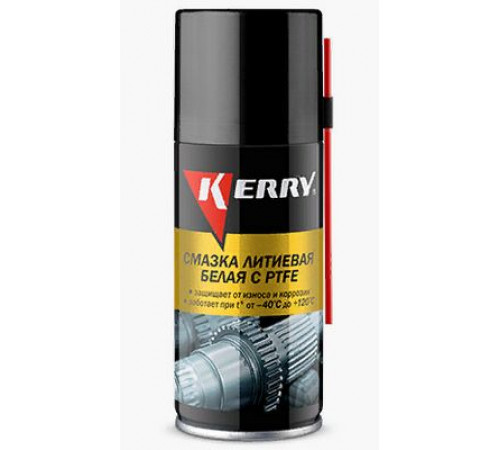 Смазка литиевая белая с PTFE 210мл аэр. KERRY ЧЗ