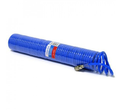 Шланг PU спиральный 15мх10ммх6,5мм с быстросъемами МАЯКАВТО
