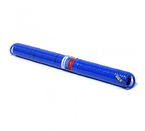 Шланг PU спиральный 15мх8ммх5мм с быстросъемами МАЯКАВТО