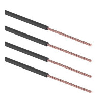 Провода ПГВА 0,50х5 м/0,75х5 м/1,50х3 м/2,50х2 м, ассорти 4шт.(цвет черный) REXANT