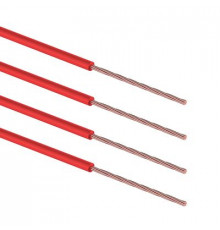 Провода ПГВА 0,50х5 м/0,75х5 м/1х3 м/1,50х3 м/2,50х2 м. ассорти 5шт.(цвет красный) REXANT