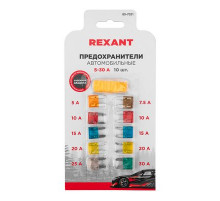 Предохранители MINI плоские  в блистере REXANT
