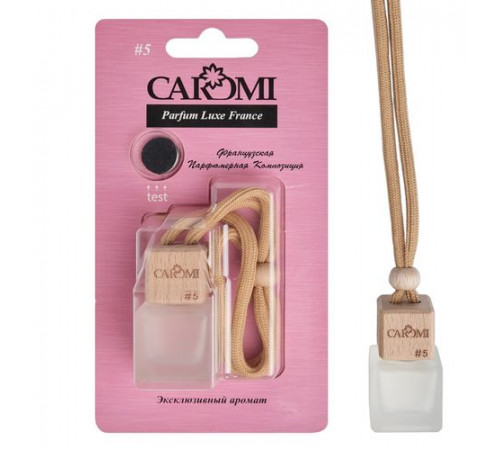 Ароматизатор CAROMI бутылочка с дер. крышкой Ch-Chance Original (Белый кедр-лимон) #5 6мл~