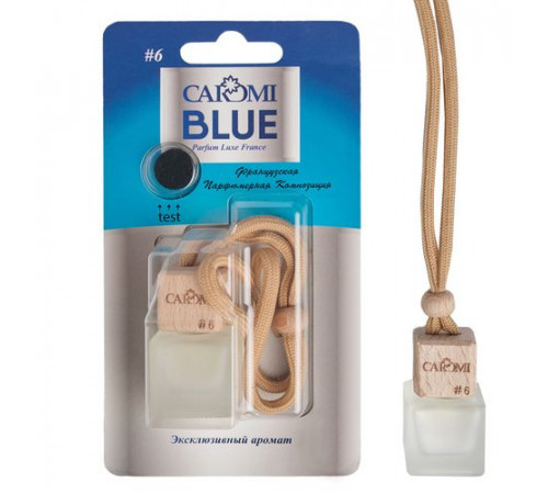 Ароматизатор CAROMI бутылочка с дер. крышкой An Band Blue Original (Смородина-дыня-мята) #6 6мл~
