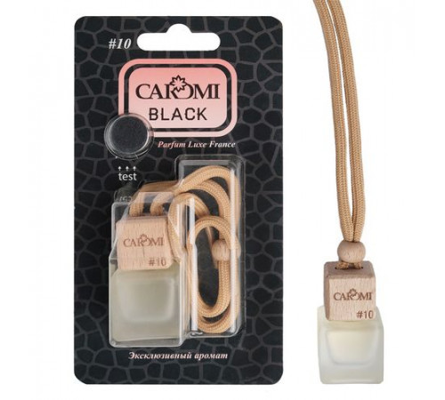 Ароматизатор CAROMI бутылочка с дер. крышкой YSL-Black Original (Кофе-ваниль-груша) #10 6мл~