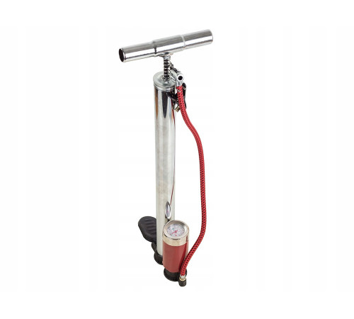 Насос ручной с манометром хромированный МАЯКАВТО™