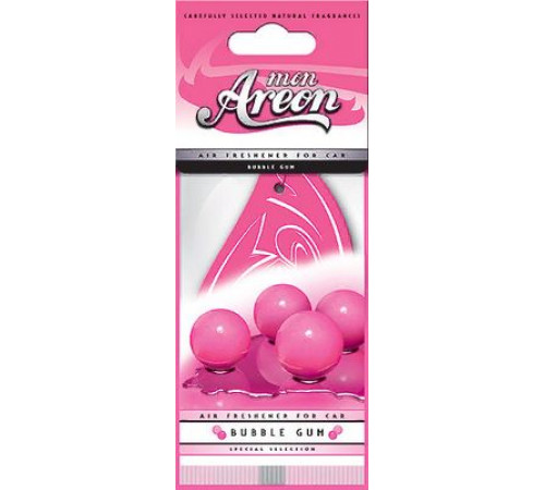 Ароматизатор AREON бумажный MON Bubble Gum (Бабл-гам) ~