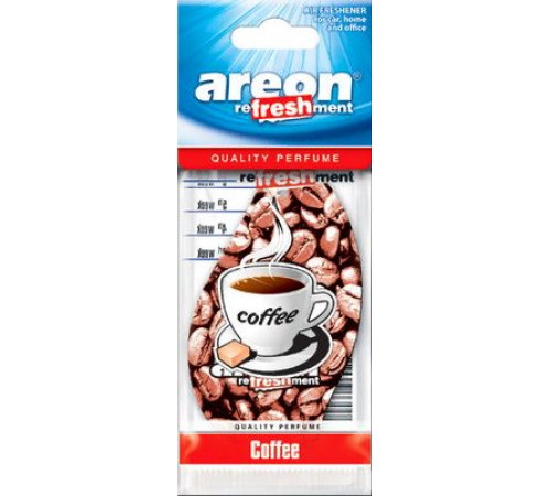 Ароматизатор AREON бумажный CLASSIC REFRESHMENT Koffee (Кофе) ~