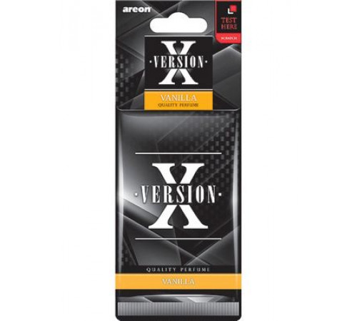 Ароматизатор AREON бумажный X-VER VANILA (Ваниль) ~