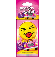 Ароматизатор AREON SMILE RING BUBBLE GUM (Бабл-гам) бумажный ~