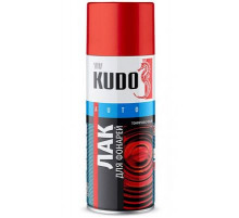 Лак для тонировки фонарей черный KUDO аэрозоль 520мл