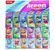 Ароматизатор AREON REFRESHMENT LIQUID планшет MOTO гелевый (Цена за лист - 18шт*8мл) ~