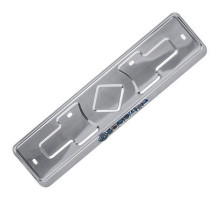 Рамка под номер нерж.сталь рельеф SUBARU