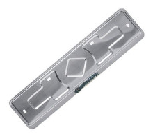 Рамка под номер нерж.сталь рельеф TOYOTA