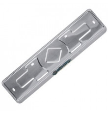 Рамка под номер нерж.сталь рельеф TOYOTA