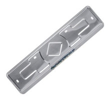 Рамка под номер нерж.сталь рельеф VOLKSWAGEN