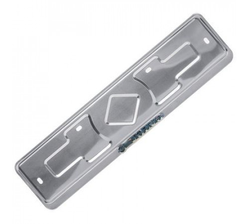 Рамка под номер нерж.сталь рельеф VOLVO