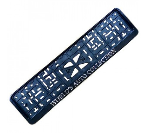 Рамка под номер рельеф COLLECTION серебро