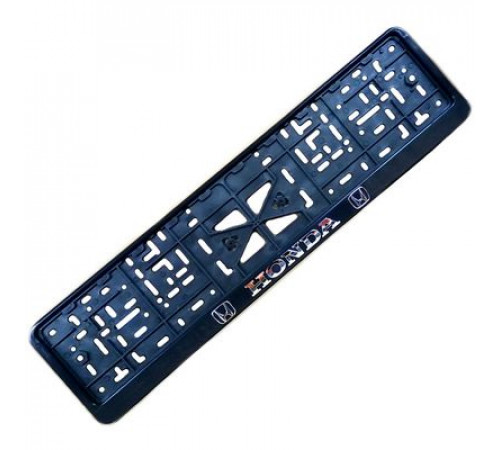 Рамка под номер рельеф HONDA серебро