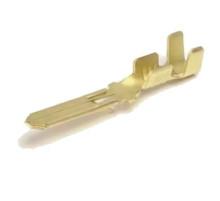 Контакт папа 6,3мм с усиком (латунь,блистер 100 шт.)