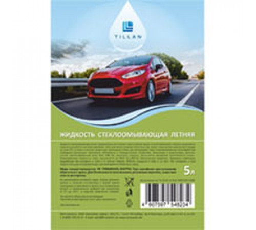 Жидкость в бачок омывателя (летняя) Tillan 5л.