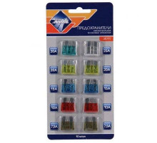 Предохранители Норма Uni плоские в блистере Nova Bright (7,5А-30А) 10шт