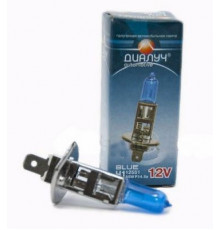 Лампа H1 12V 55W P14,5s Blue Диалуч белый свет ЛЧ148