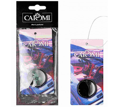 Ароматизатор CAROMI картонный с капсулой "Мембрана" (Мужской парфюм) 4мл