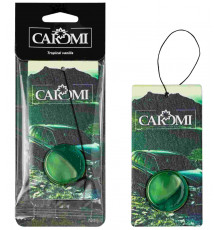 Ароматизатор CAROMI картонный с капсулой "Мембрана" (Тропическая ваниль) 4мл