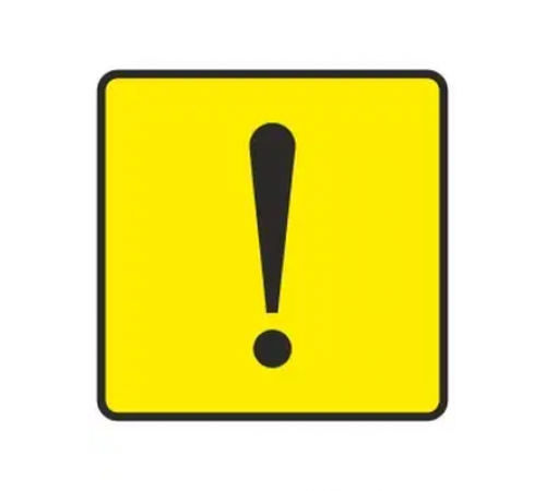 Наклейка "Начинающий водитель" 160х160мм, пластик