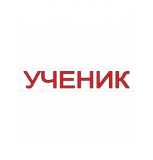 Наклейка "УЧЕНИК" 500х100мм
