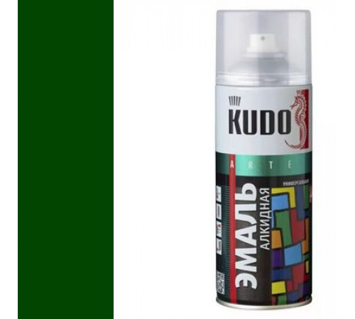 Краска универсальная зеленая RAL-6029 KUDO аэрозоль 520мл