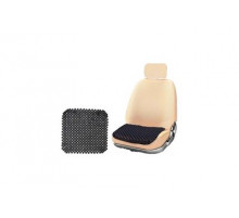 Накидка - коврик на сиденье Nova Bright деревянная массажная черная (42х42 см)