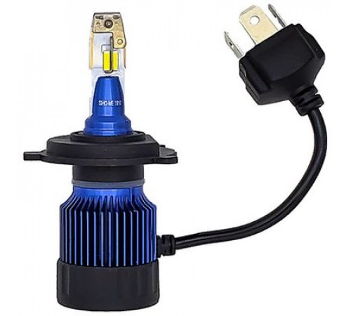 Лампы Sho-me G5 Lite светод. H4 5000k 3600lm CSP-конвертор (к-т 2шт.) 12/24в полная замена галогена