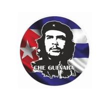 Наклейка круг 100х100мм "Че Гевара(флаг)"