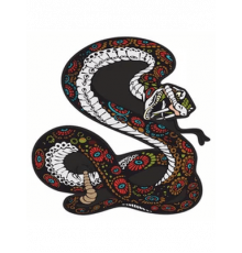 Наклейка "Змея" 150х150 мм