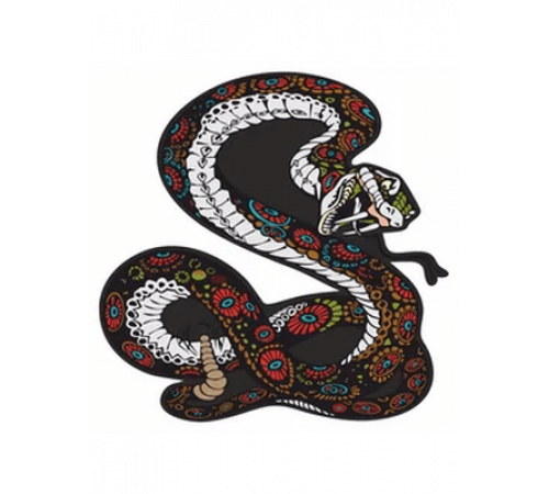 Наклейка "Змея" 150х150 мм