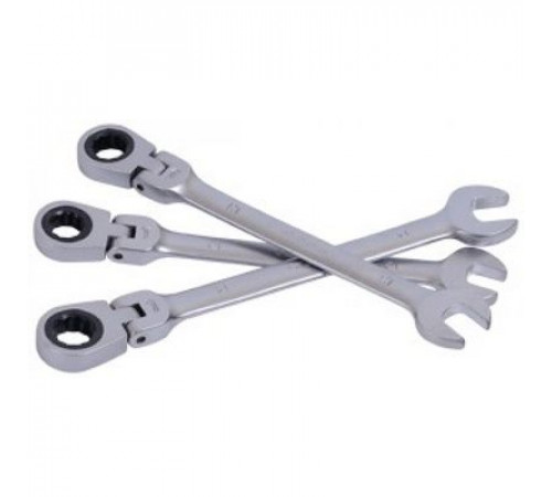 Ключ комбинированный трещоточный шарнирный 16мм ДТ