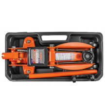 Домкрат гидравлический подкатной 2т в кейсе 135-330 мм / OMBRA