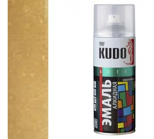 Краска универсальная бронза KUDO аэрозоль 520мл
