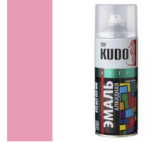 Краска универсальная розовая RAL-3015 KUDO аэрозоль 520мл