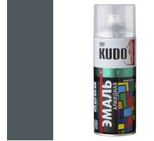 Краска универсальная Темно-серая RAL-7012 KUDO аэрозоль 520мл