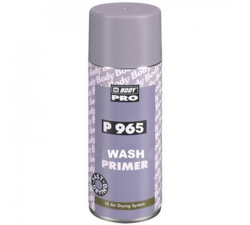 Грунт кислотный Body 965 WASH PRIMER аэрозоль 400мл прозрачный