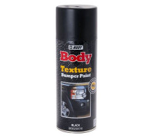 Краска для бампера BODY текстурная аэр. 400мл черная