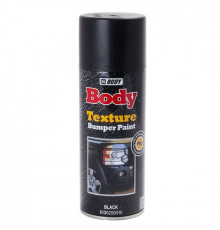 Краска для бампера BODY текстурная аэр. 400мл черная