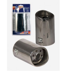 Насадка на глушитель Nova Bright нержавеющая сталь, в  блистере(д.75мм) 36978