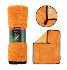 Салфетка из суперплотной микрофибры для чистки, сушки и полировки кузова "Li-Sa" 32х43см, высокий во