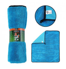 Салфетка из суперплотной микрофибры для чистки, сушки и полировки кузова "Li-Sa" 40х60см, высокий во