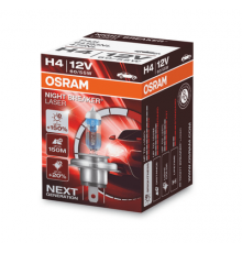 Лампа H4 12V 60/55W P43t +150% 4050К OSRAM