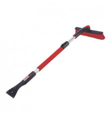 Щетка для снега телескопическая  со скребком 99-127 см. ZIPOWER